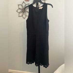 Loft knit dress with eyelit at the bottom